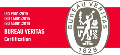 Bureau Veritas Certification: ISO 9001:2015, ISO 14001:2015 e ISO 45001:2018